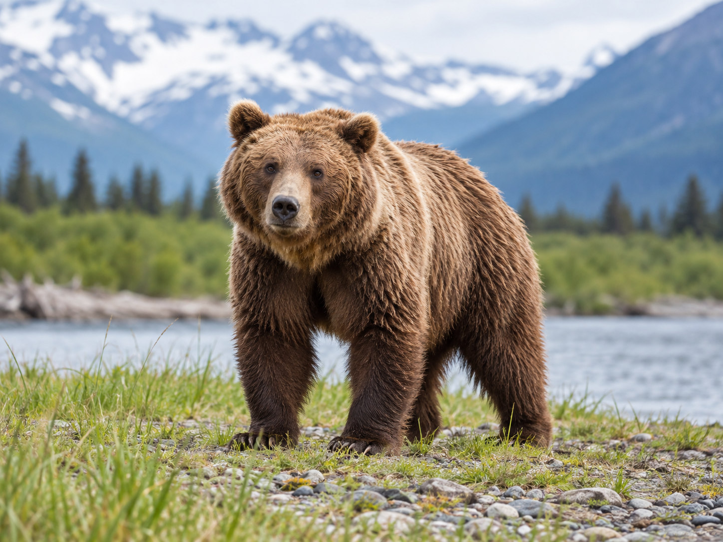 AI-generated animal illustration: Bear