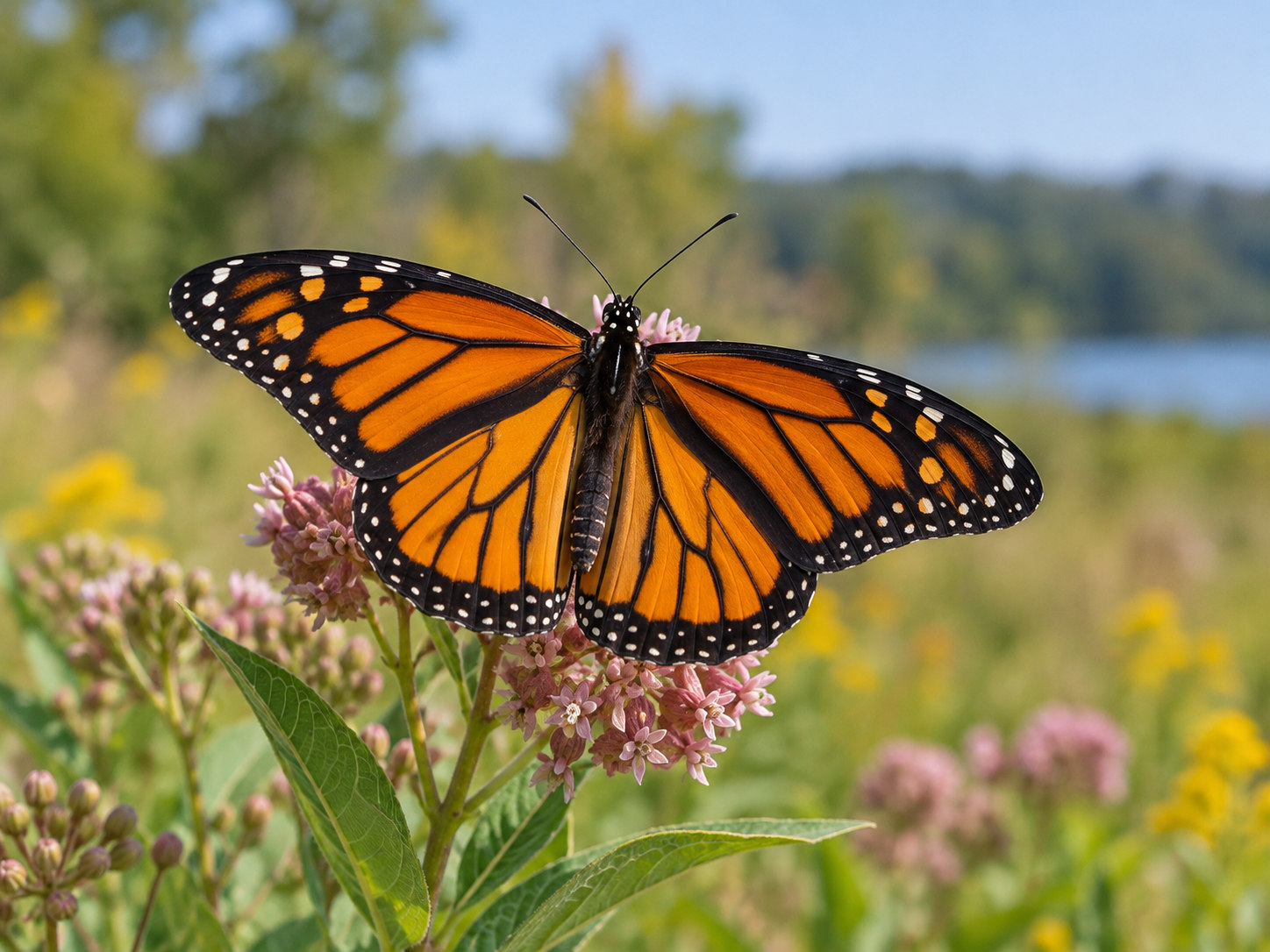 AI-generated animal illustration: Butterfly