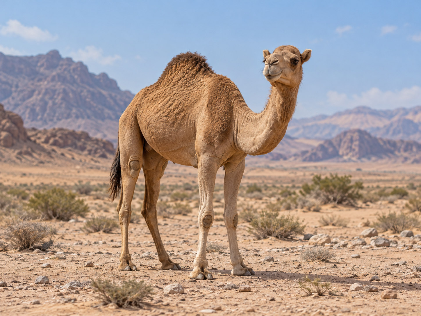 AI-generated animal illustration: Camel