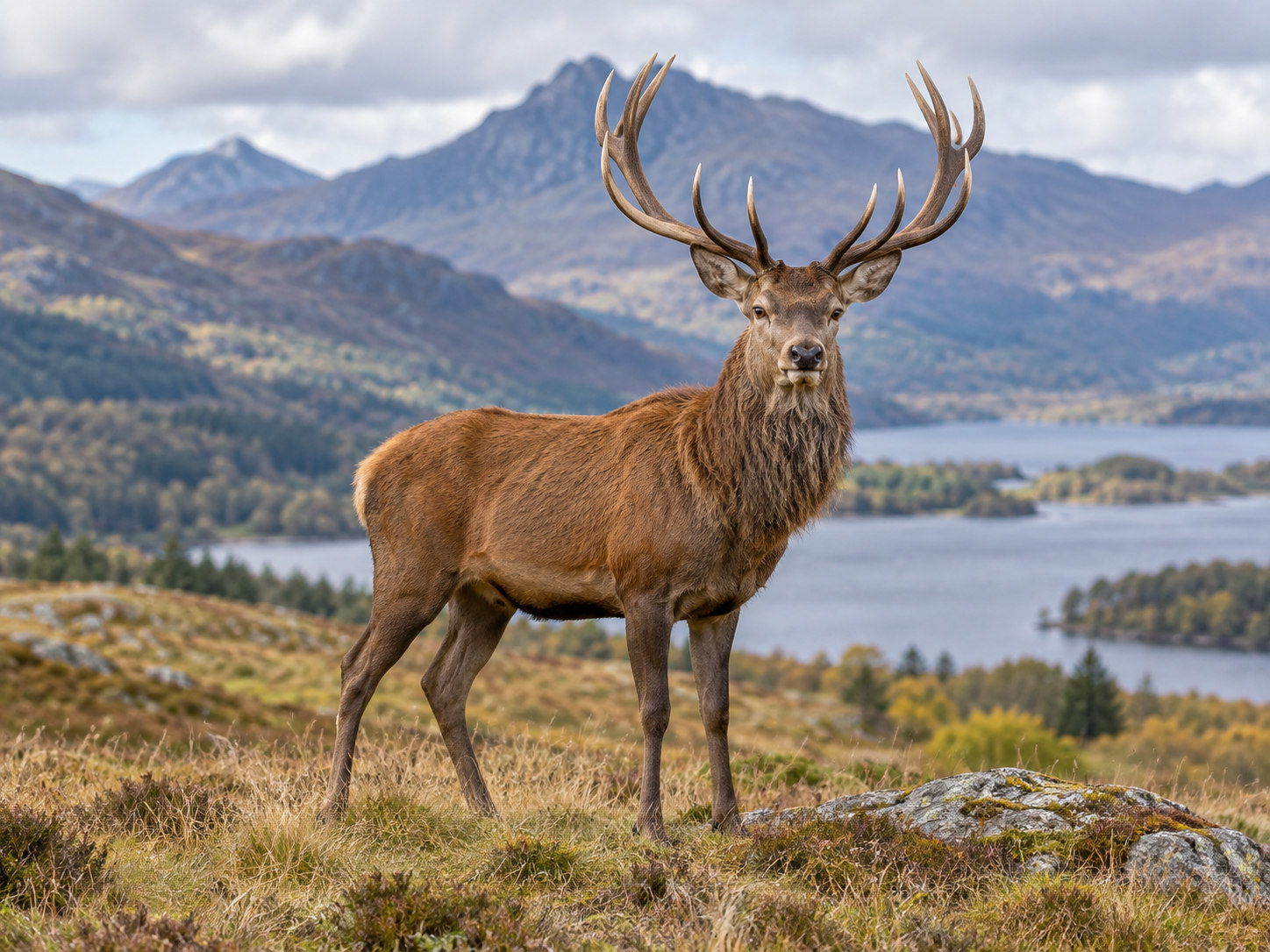 AI-generated animal illustration: Deer