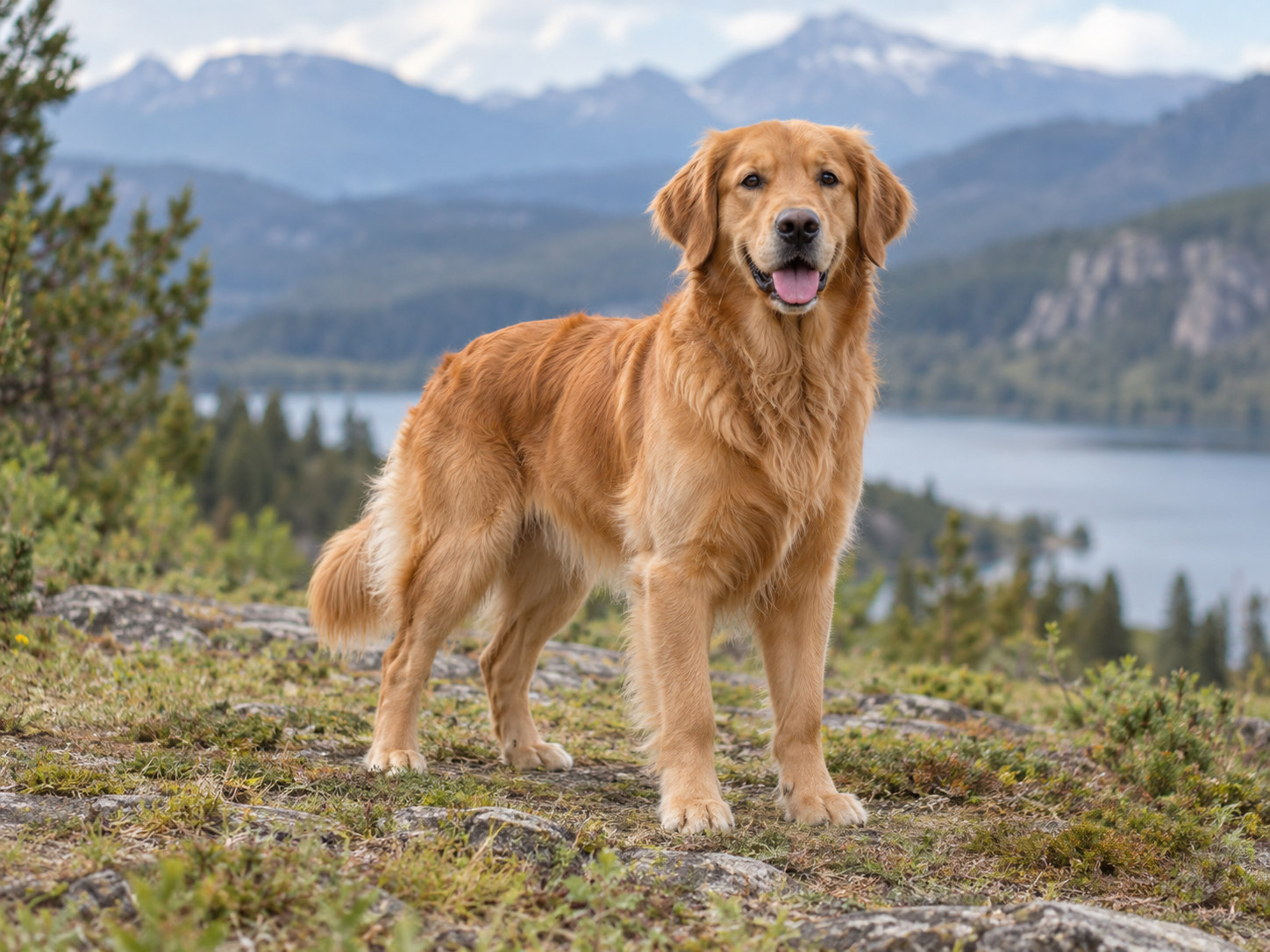 AI-generated animal illustration: Dog