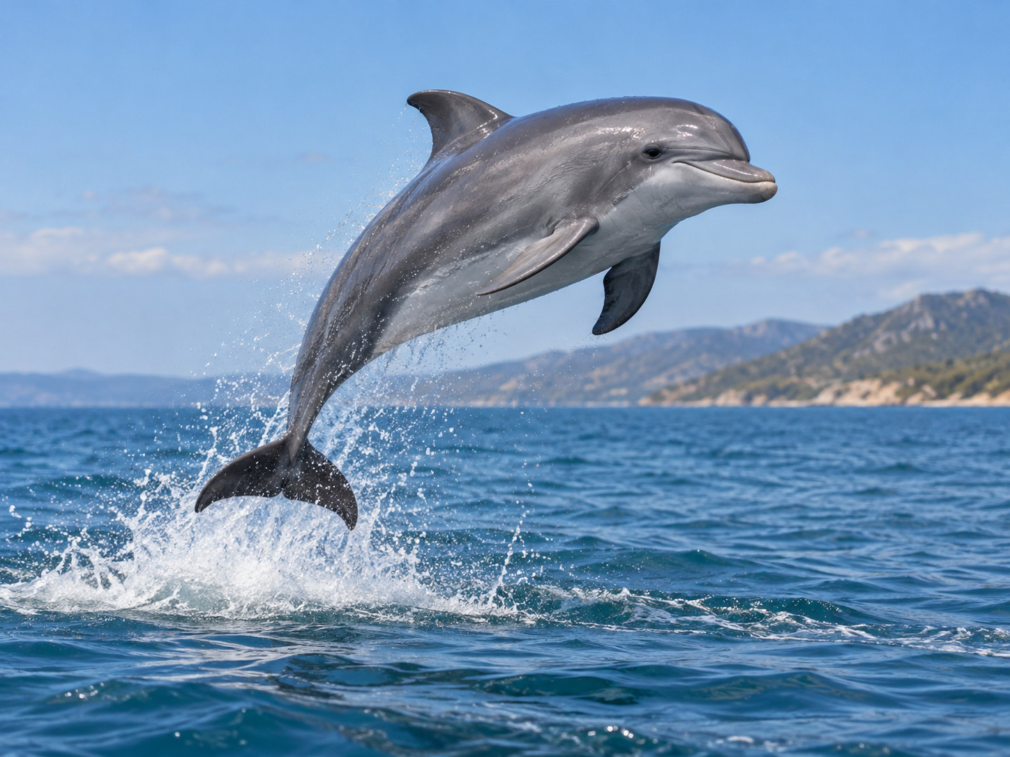 AI-generated animal illustration: Dolphin