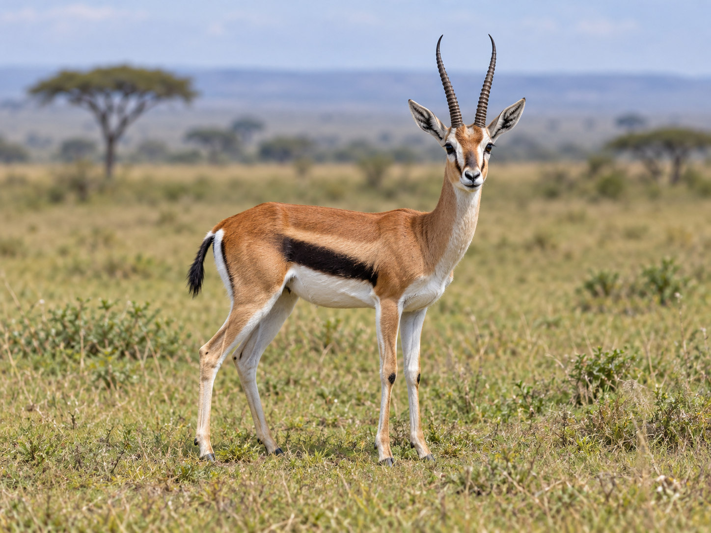 AI-generated animal illustration: Gazelle