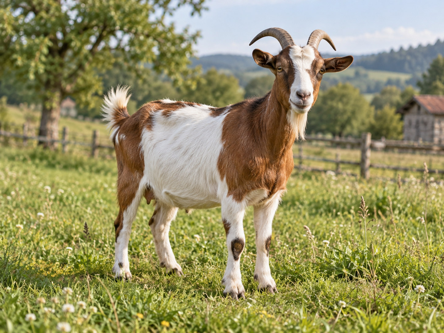 AI-generated animal illustration: Goat