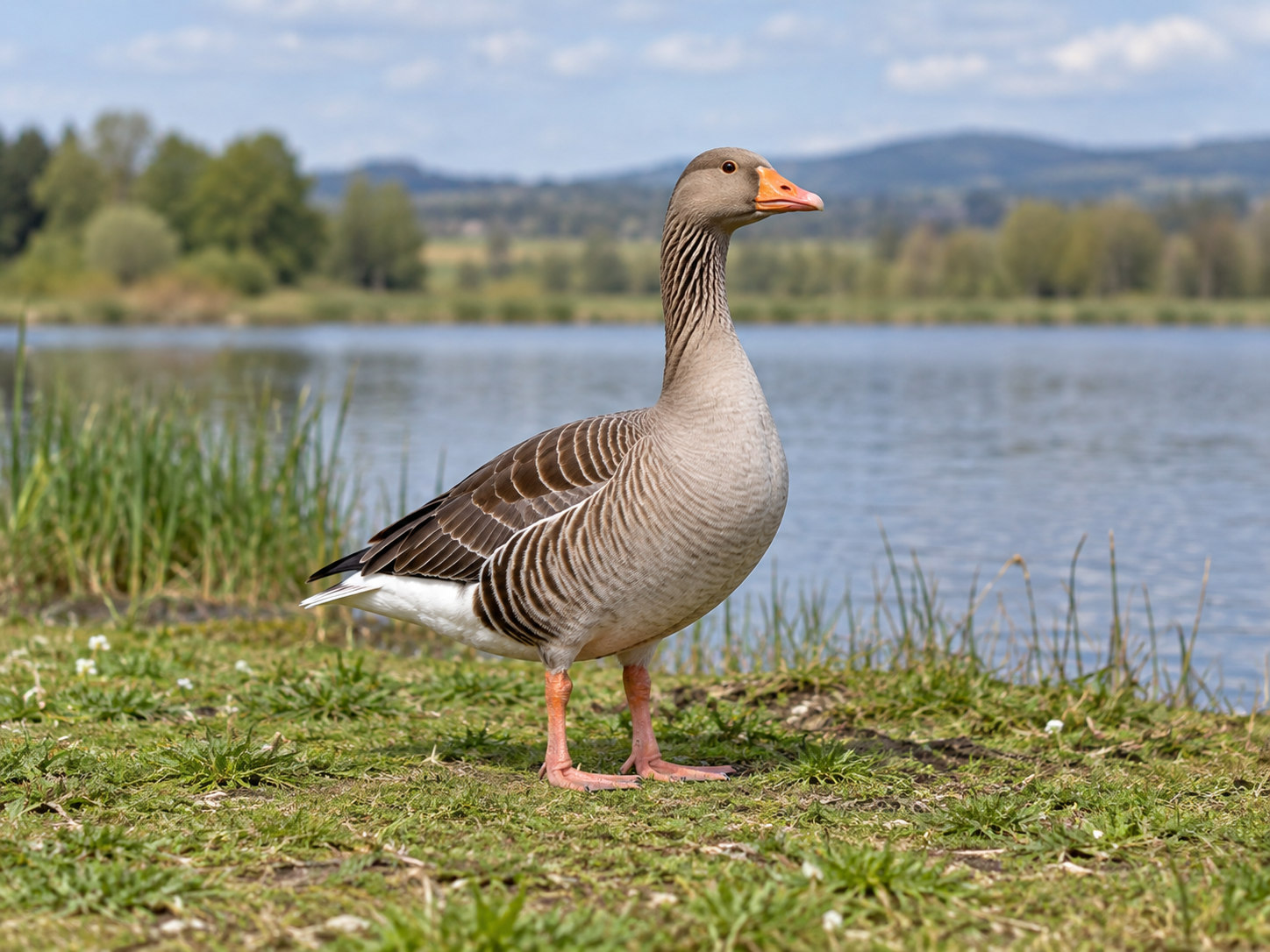AI-generated animal illustration: Goose