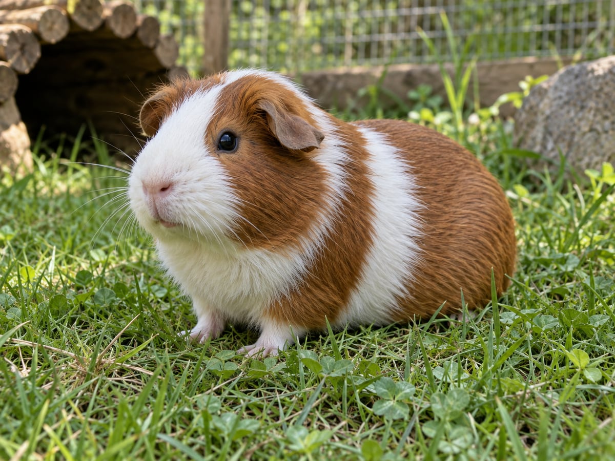 AI-generated animal illustration: Guinea pig