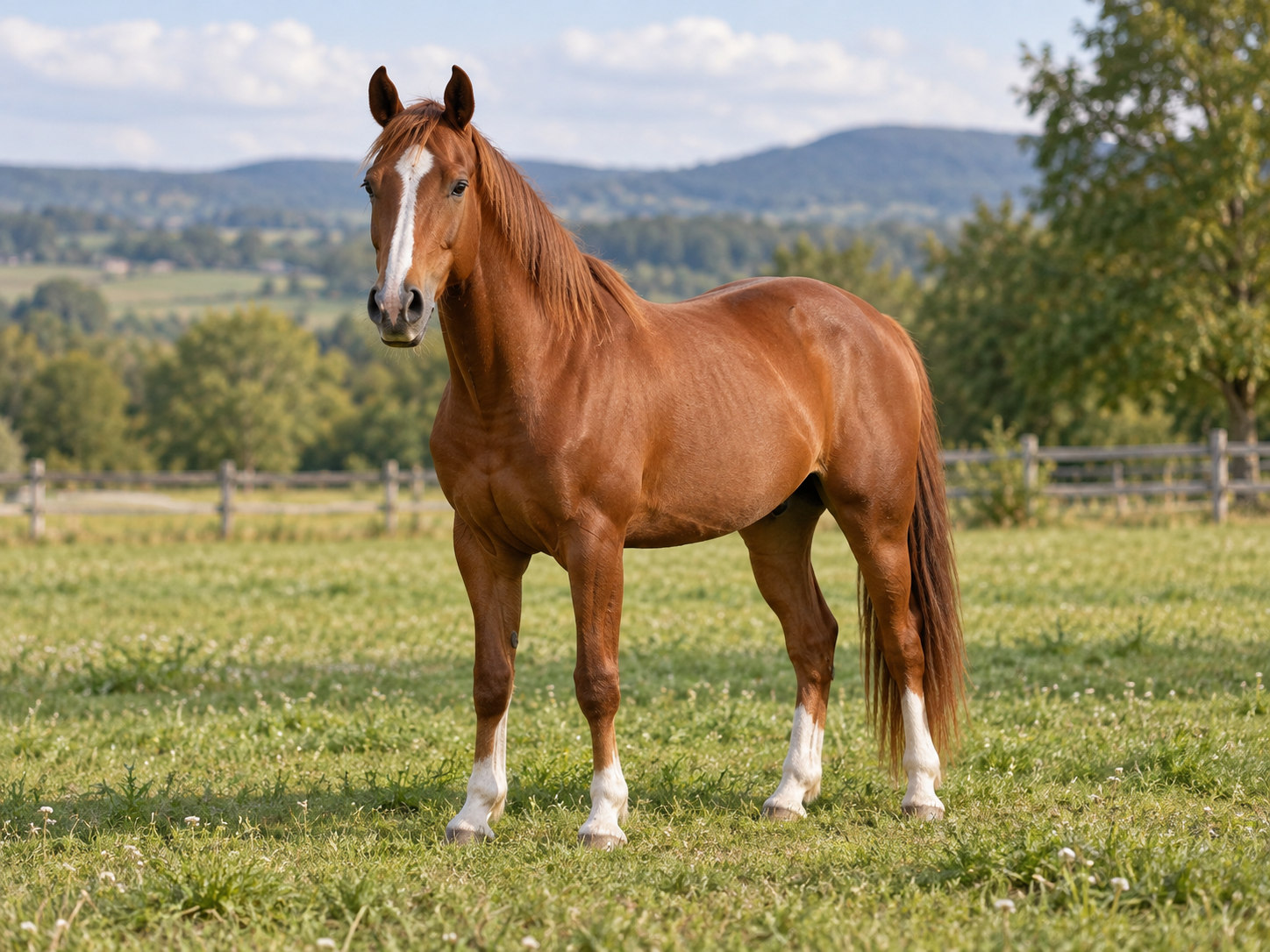 AI-generated animal illustration: Horse