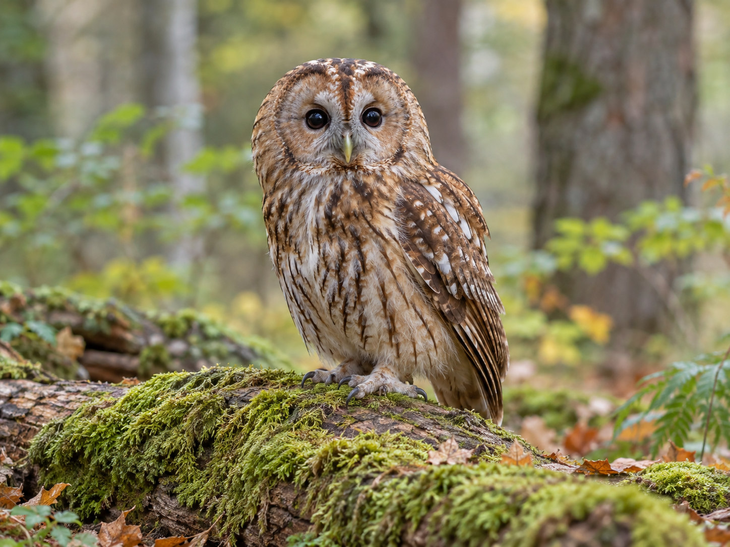 AI-generated animal illustration: Owl
