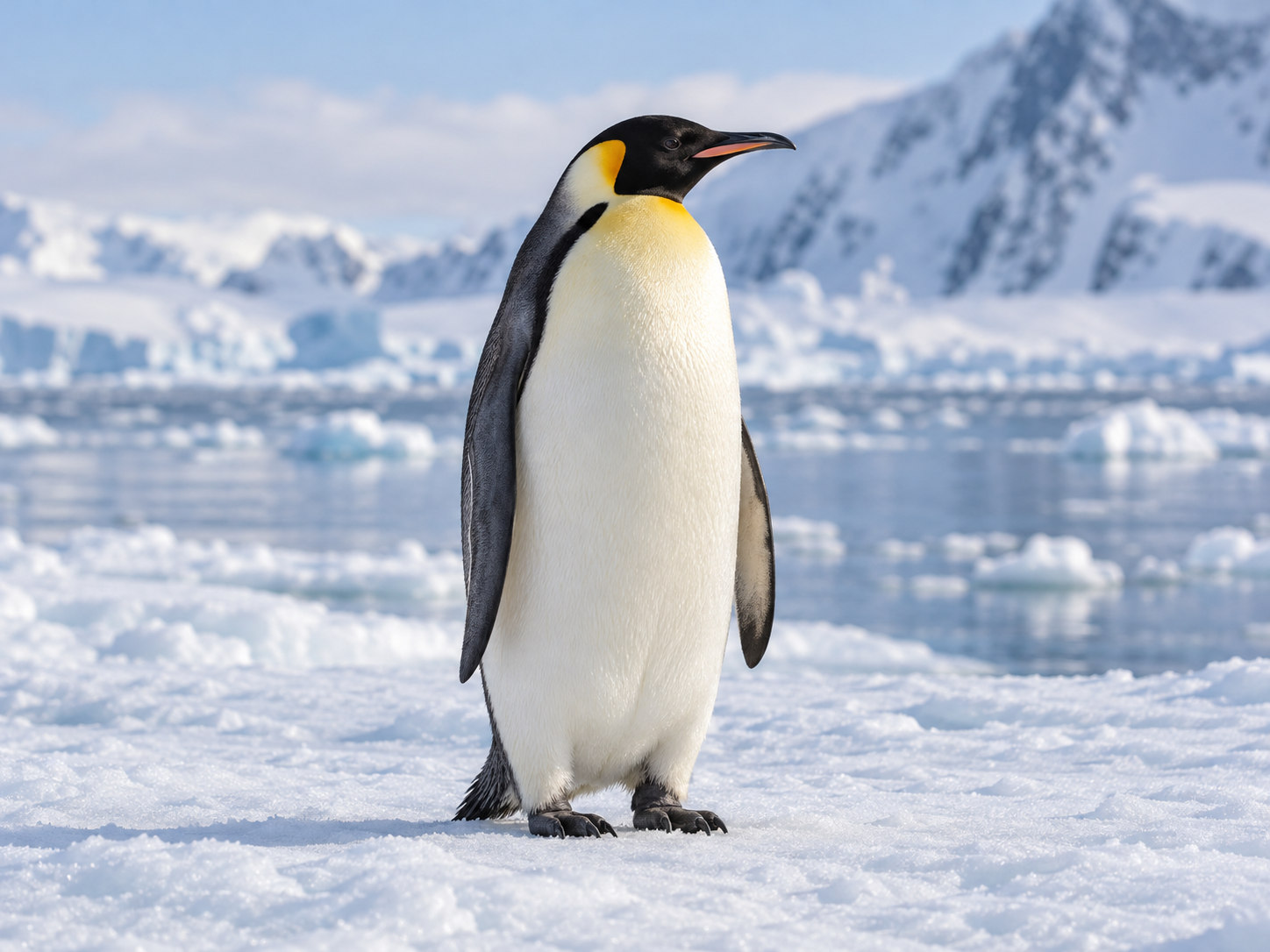 AI-generated animal illustration: Penguin