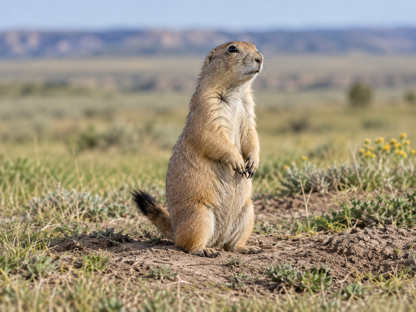 AI-generated animal illustration: Prairie dog