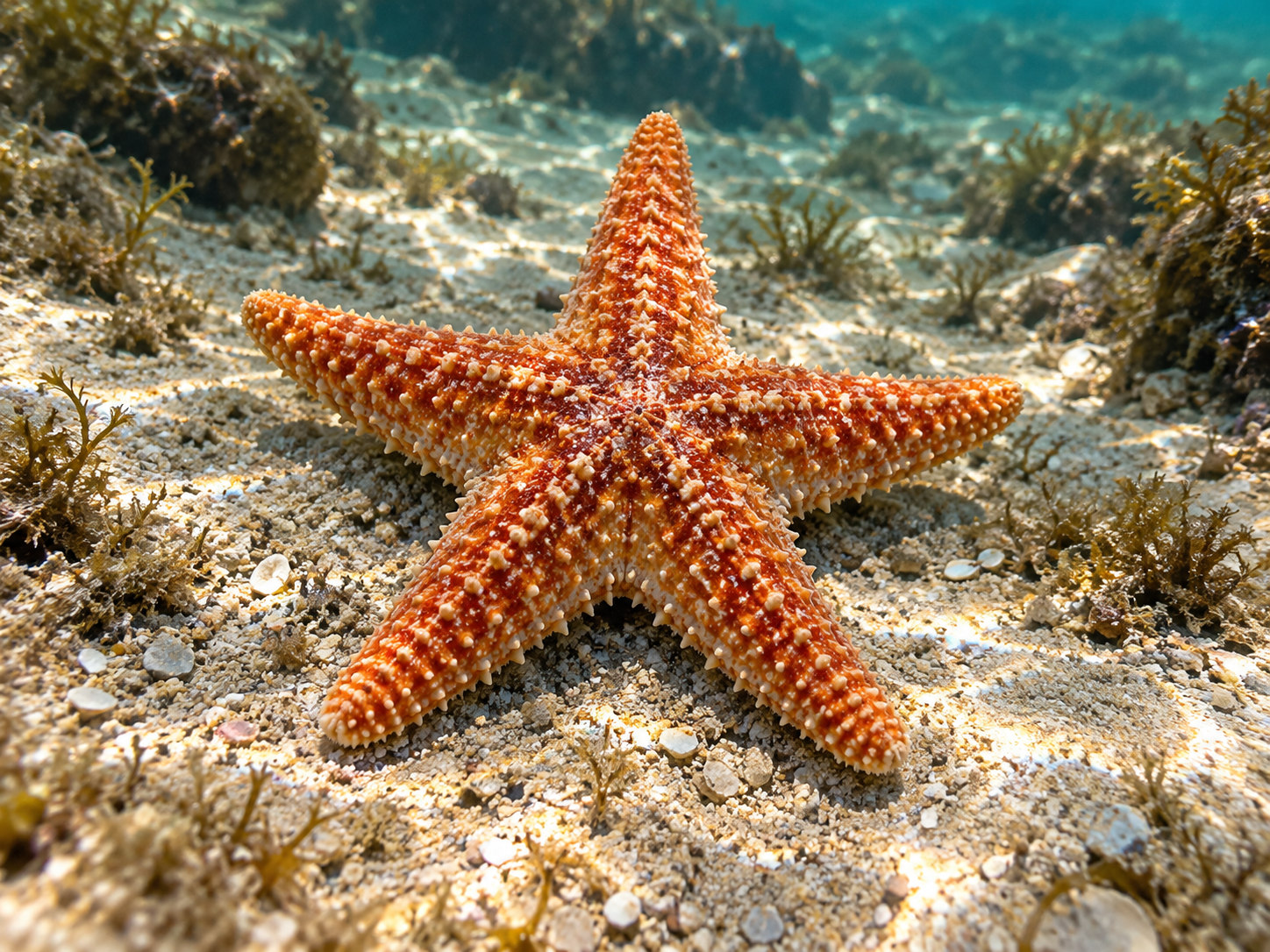 AI-generated animal illustration: Starfish